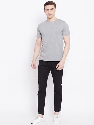 grey solid t-shirt - 16328233 - Standard Image - 4