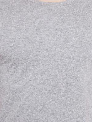grey solid t-shirt - 16328233 - Standard Image - 5