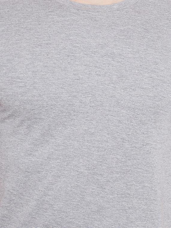 grey solid t-shirt - 16328233 - Zoom Image - 5