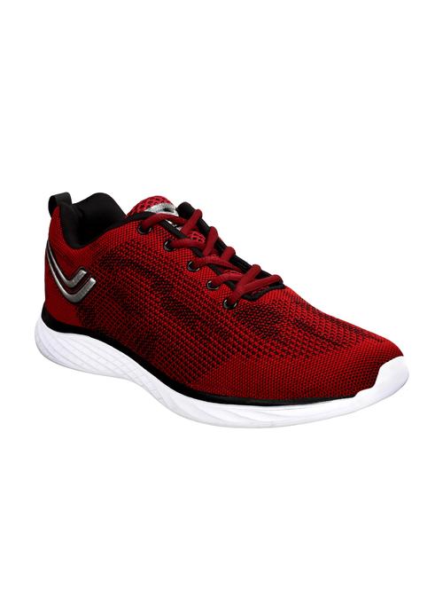 maroon fabric sport shoes - 16329008 - Standard Image - 1