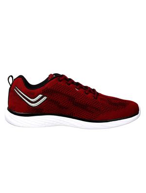 maroon fabric sport shoes - 16329008 - Standard Image - 2