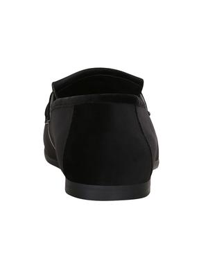 black leatherette slipons - 16329430 - Standard Image - 3