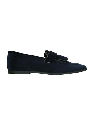 navy blue suede slipons - 16329431 - Standard Image - 2