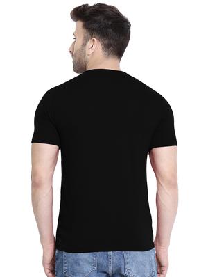 black solid t-shirt - 16329971 - Standard Image - 3