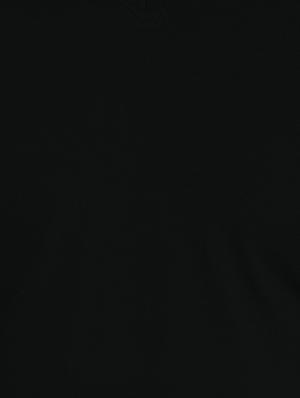 black solid t-shirt - 16329971 - Standard Image - 4