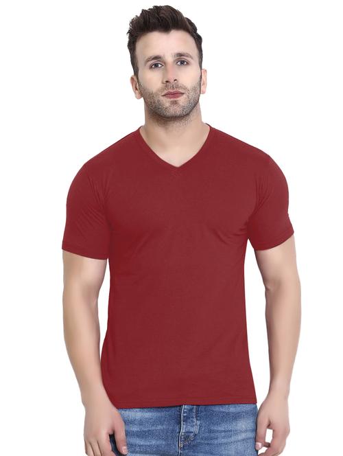 red solid t-shirt - 16329977 - Standard Image - 1