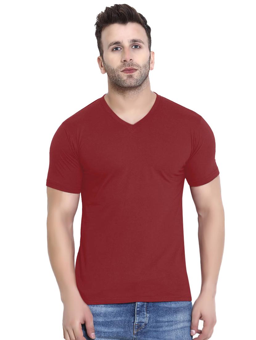 red solid t-shirt - 16329977 - Zoom Image - 1