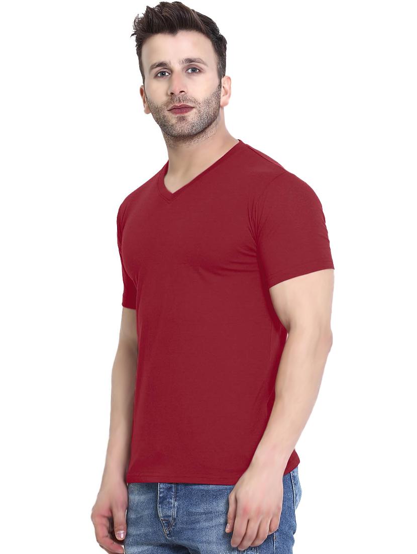 red solid t-shirt - 16329977 - Zoom Image - 2