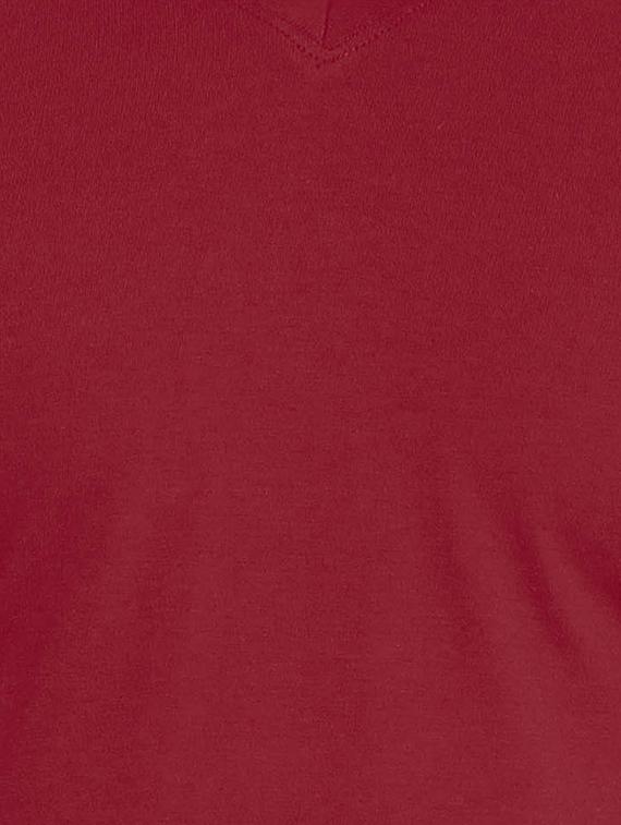 red solid t-shirt - 16329977 - Zoom Image - 4