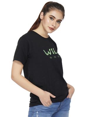 short sleeved graphic print tee - 16330475 - Standard Image - 2