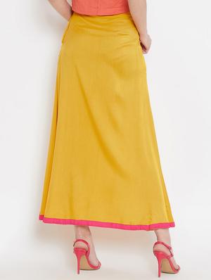 block printed flared skirt - 16331119 - Standard Image - 3