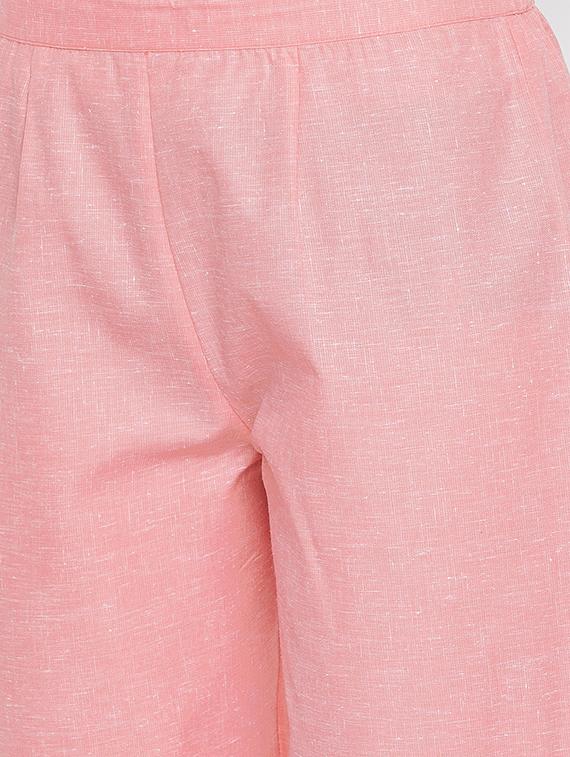 embroidered pastel kurta pant set - 16331191 - Zoom Image - 5