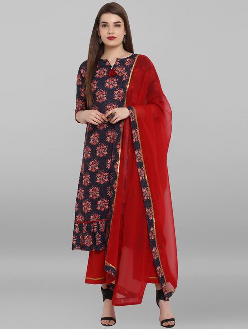 floral printed suit set - 16331334 - Standard Image - 1