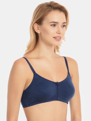 bow patch solid bra - 16331342 - Standard Image - 2