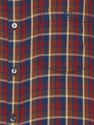 brown checkered casual shirt - 16331771 - Standard Image - 4