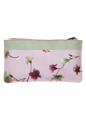 pink leatherette (pu) regular pouch - 16332179 - Standard Image - 2