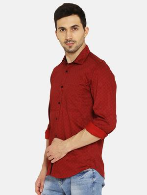 red checkered casual shirt - 16332387 - Standard Image - 2