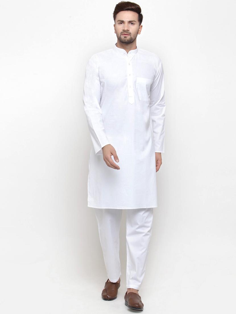 white solid ethnic wear set - 16332648 - Zoom Image - 1