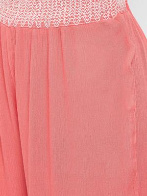 smocked waist high rise palazzo - 16332800 - Standard Image - 5