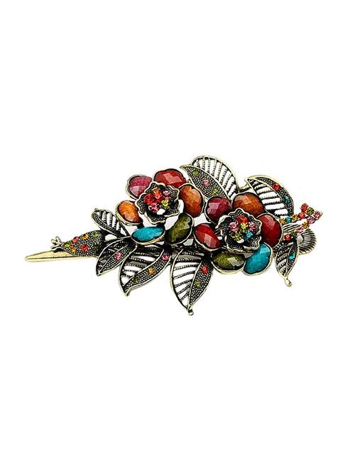 mizzori flower shaped hair holder clamp / pin / clip rose style - 16333955 - Standard Image - 1
