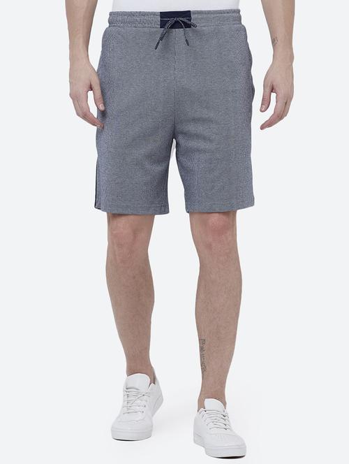 grey striped shorts - 16334707 - Standard Image - 1