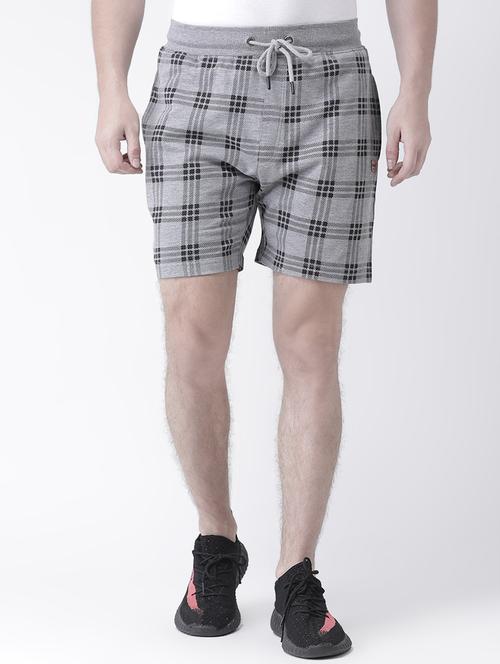 grey checkered shorts - 16335866 - Very Small Image - 1