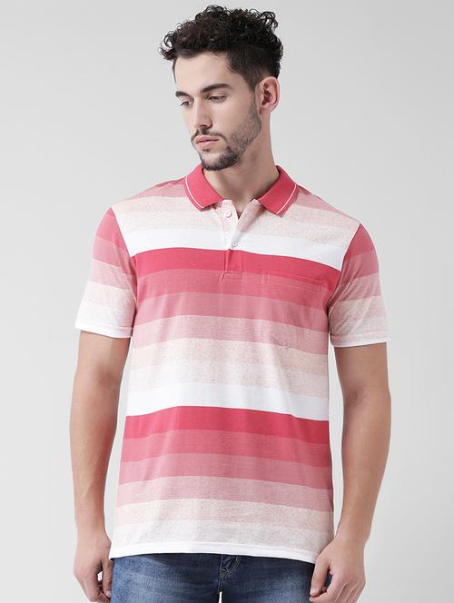 red striped polo tshirt - 16335931 - Standard Image - 1