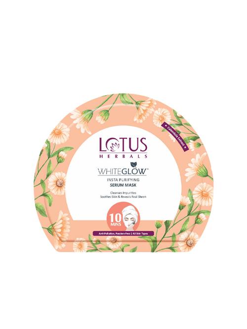 lotus herbals whiteglow insta purifying serum mask (pack of 2) - 16336806 - Standard Image - 1