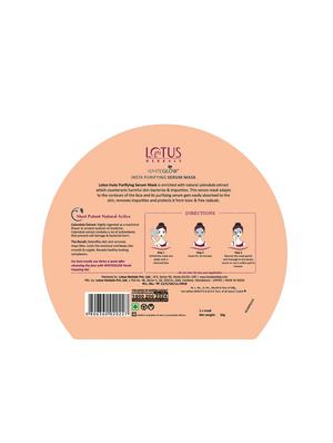 lotus herbals whiteglow insta purifying serum mask (pack of 3) - 16336809 - Standard Image - 2