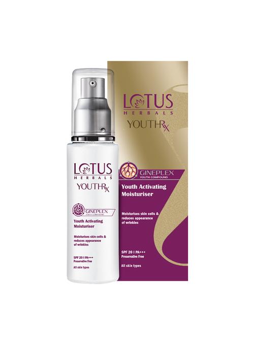 lotus herbals youthrx gineplex youth compound activating moisturiser spf 20 pa+++ - 16336815 - Standard Image - 1