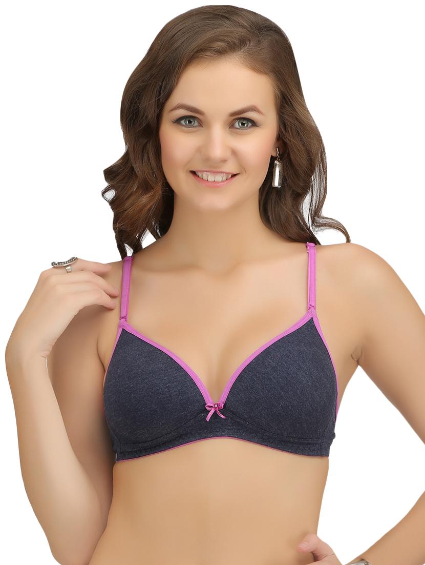 set of 2 bow patch t-shirt bra - 16337649 - Zoom Image - 2