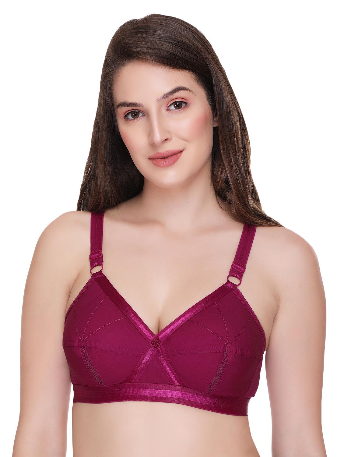 floral patch minimizer bra - 16337979 - Zoom Image - 1