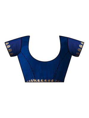 paisley banarasi saree with blouse - 16338112 - Standard Image - 3