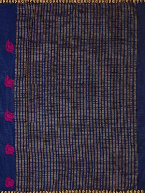 paisley banarasi saree with blouse - 16338112 - Standard Image - 4