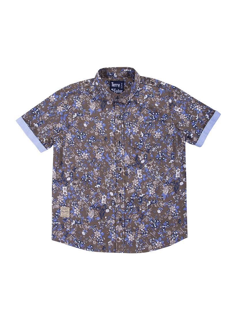 turn-up sleeved pocket patch shirt - 16339267 - Zoom Image - 1