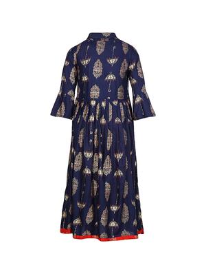 blue cotton regular kurti - 16340753 - Standard Image - 2
