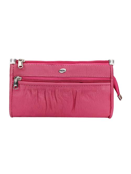 pink leather regular purse - 16340909 - Standard Image - 1