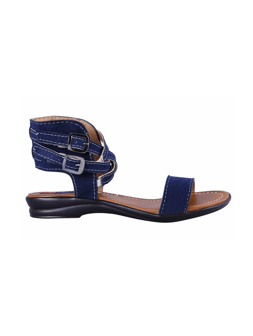 blue back strap sandals - 16341932 - Zoom Image - 2