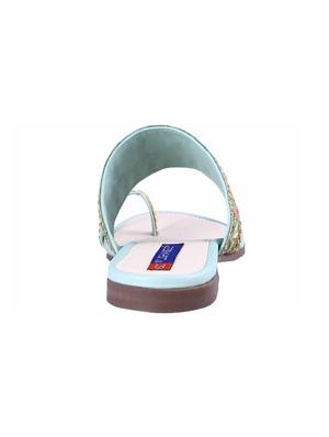 green one toe sandals - 16341949 - Standard Image - 3