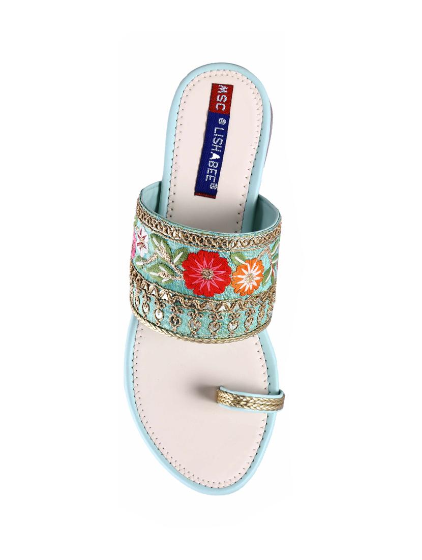 green one toe sandals - 16341949 - Zoom Image - 4