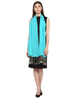 blue cotton stole - 16345243 - Standard Image - 2