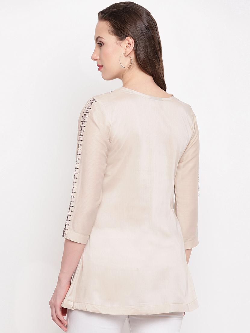 embroidered layered kurti - 16345588 - Zoom Image - 3