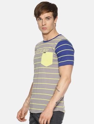 grey striped t-shirt - 16345785 - Standard Image - 2