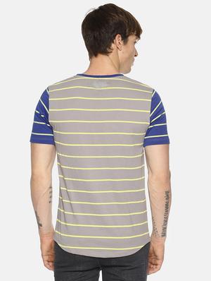 grey striped t-shirt - 16345785 - Standard Image - 3
