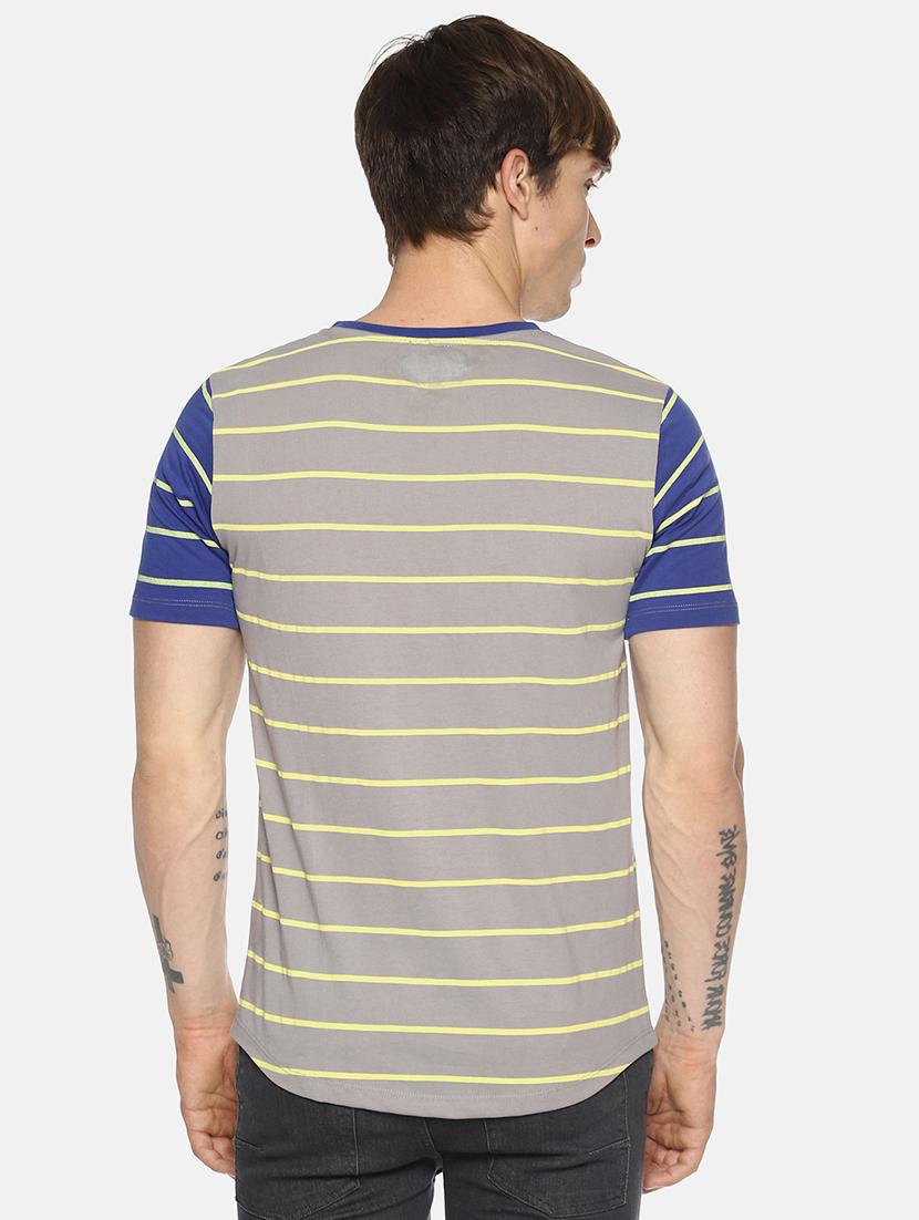 grey striped t-shirt - 16345785 - Zoom Image - 3