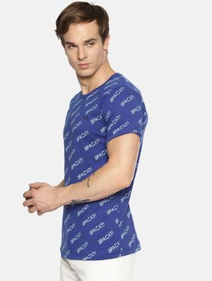 blue all over print t-shirt - 16345798 - Standard Image - 2