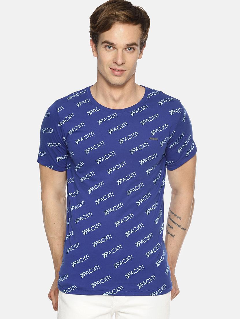 blue all over print t-shirt - 16345798 - Zoom Image - 1