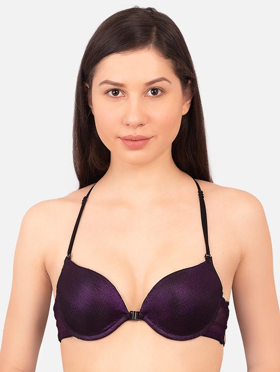 halter neck front open bra - 16346970 - Zoom Image - 1