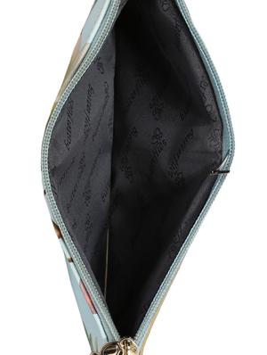 white leatherette (pu) regular clutch - 16347290 - Standard Image - 3