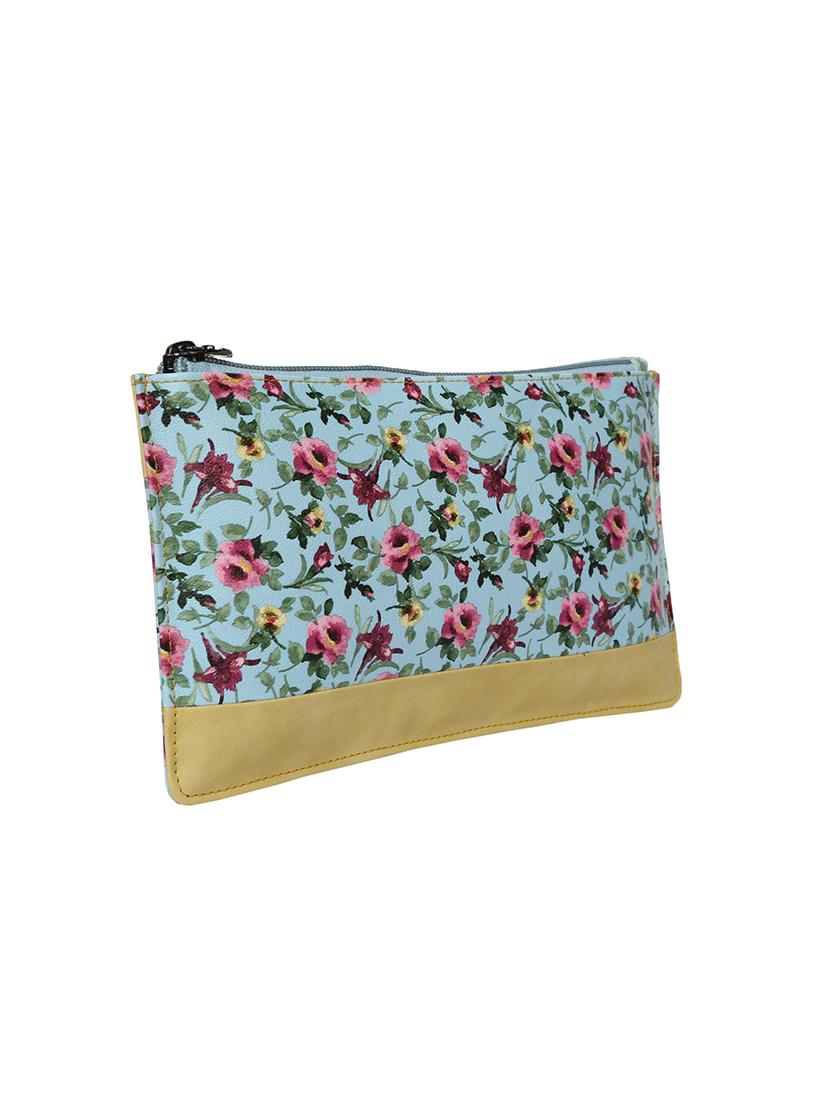 blue leatherette (pu) regular clutch - 16347292 - Zoom Image - 4